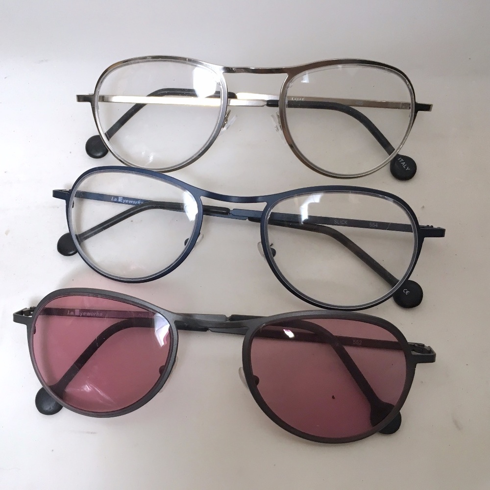 Brand New Vintage Titanium Eyewear l.a. Eyeworks Circa 90's